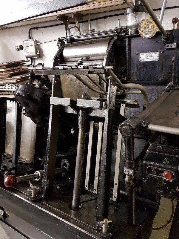 Secondhand Heidelberg printing presses