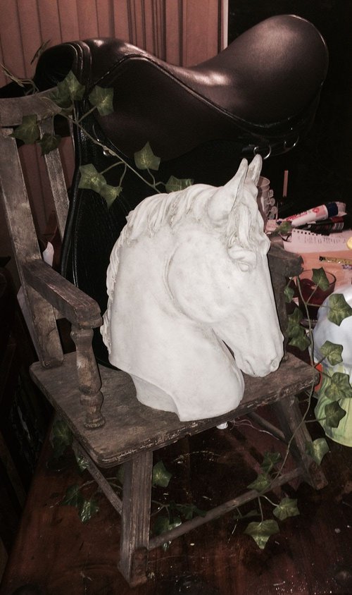 Cement Horses Head Cement Horses Head