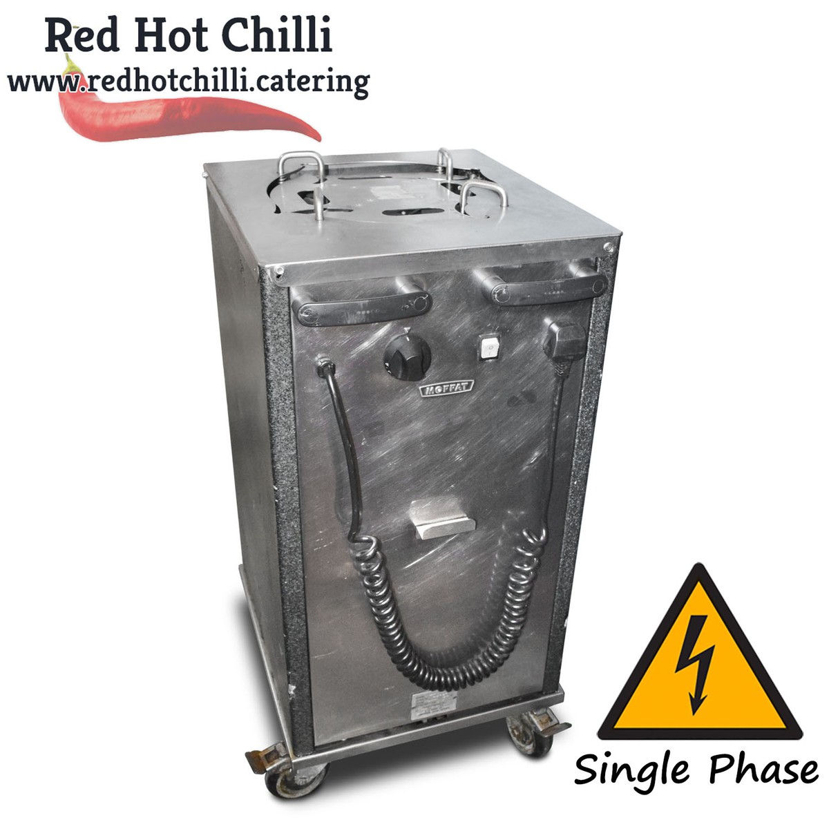 Secondhand Catering Equipment Plate Lowerater / Warmer Moffat Plate Warmer Trolley (Ref