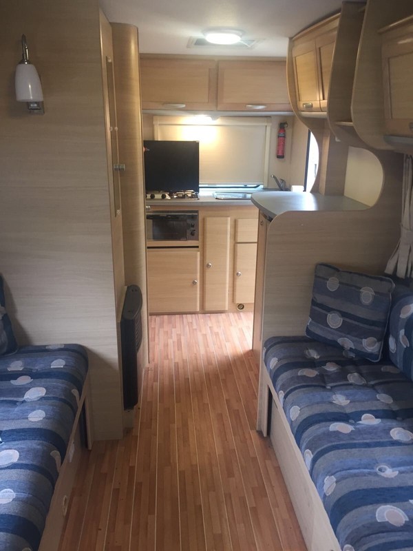 2 berth motorhome with rear kitchen