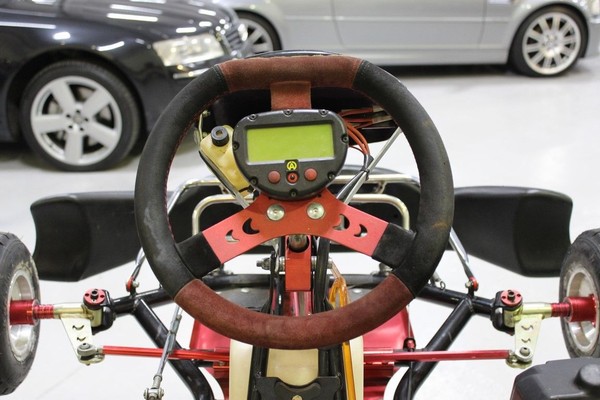 Red Rotaz Senior Racing Kart Steering Wheel 125cc