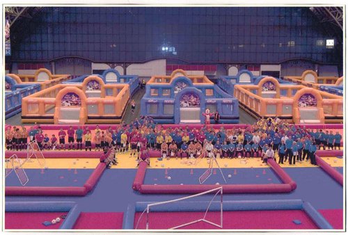 Inflatable football arena Inflatable football arena