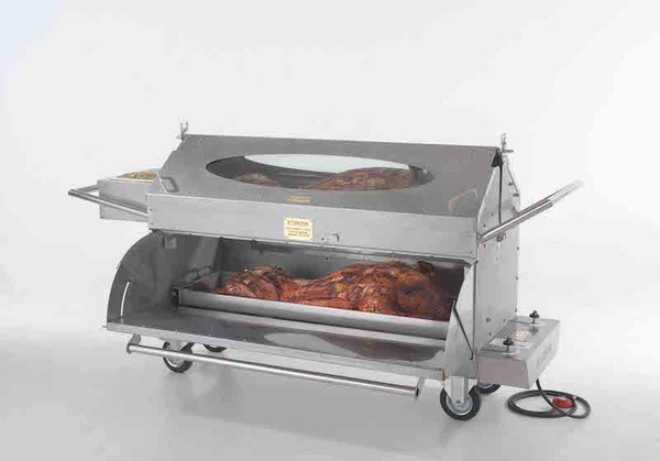 Platinum Double Hog Roast with Viewing Window