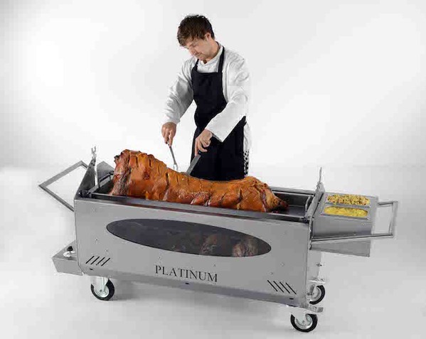 Platinum Double Hog Roast with Viewing Window