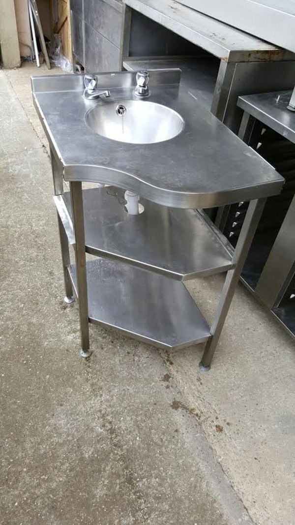 Stainless Steel Sink corner