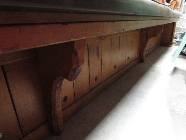 3m Honey Oak Church Pew