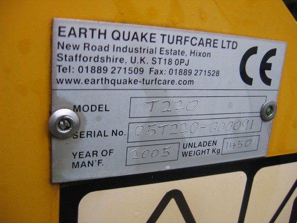 Tremor Earthquake T220 Rotary Decompactor Direct Local Council - Preston, Lancashire 6