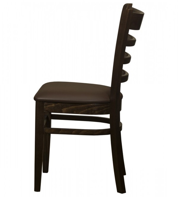 Belmont Ladder-back Walnut Side Chairs