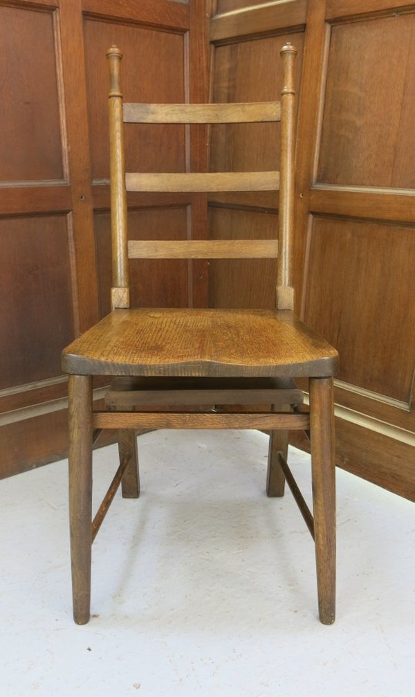 Oak Church Chapel Pew Chair
