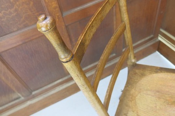 Oak Church Chapel Pew Chair