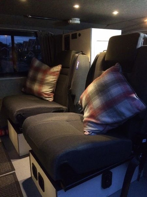 Camper-van passenger seats