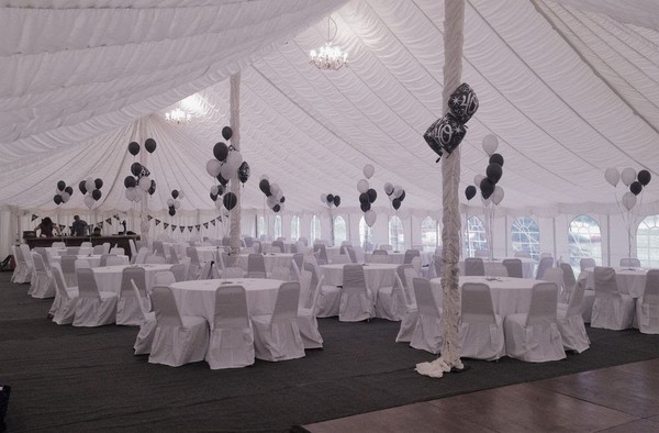 Banqueting Chairs And Tables With Covers