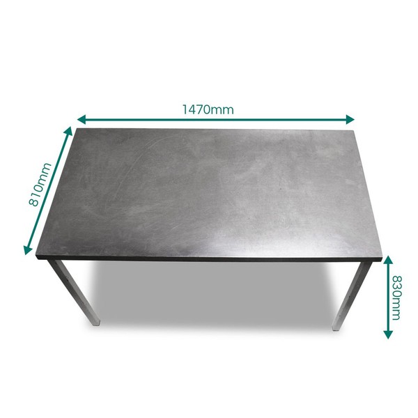 1 47m Stainless Steel Bench Ref Ss85 Cheshire