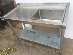 Used Stainless Steel Sink
