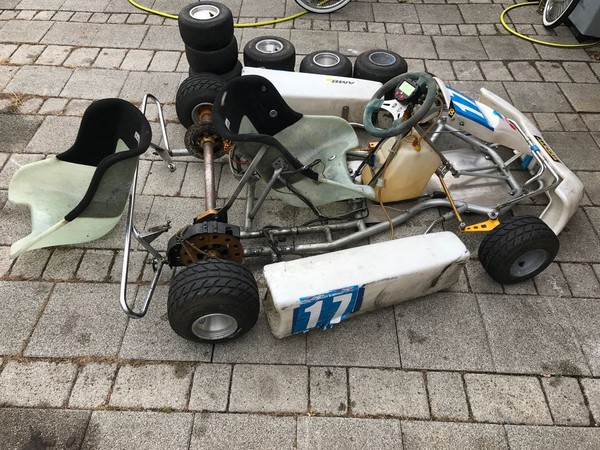 Secondhand Zip Kart chassis for sale