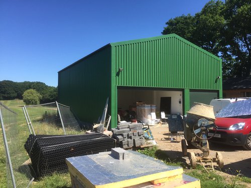 9.2m x 14m x 4.5m Eave Industrial Building