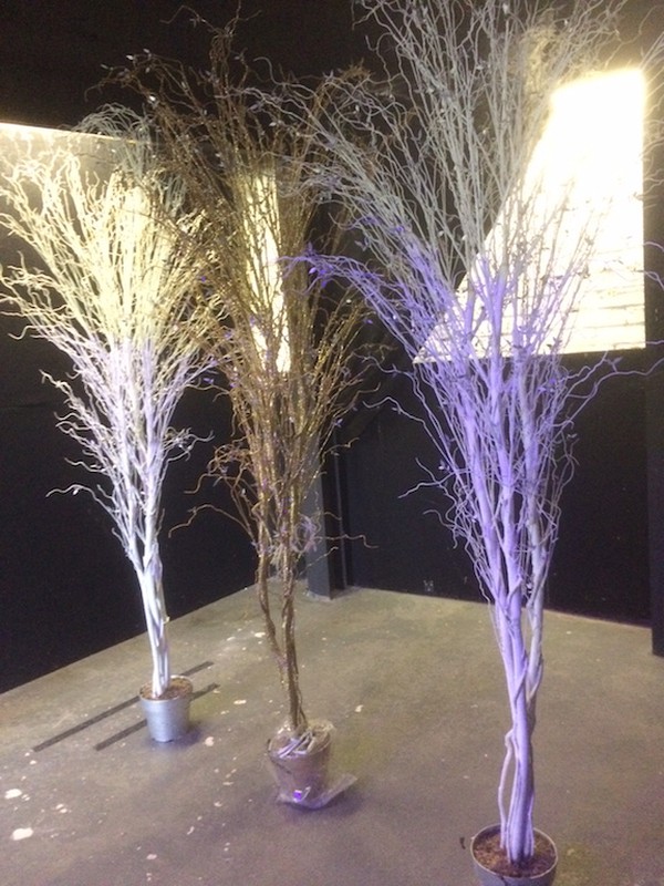 5x Tall Artificial Decorative Trees