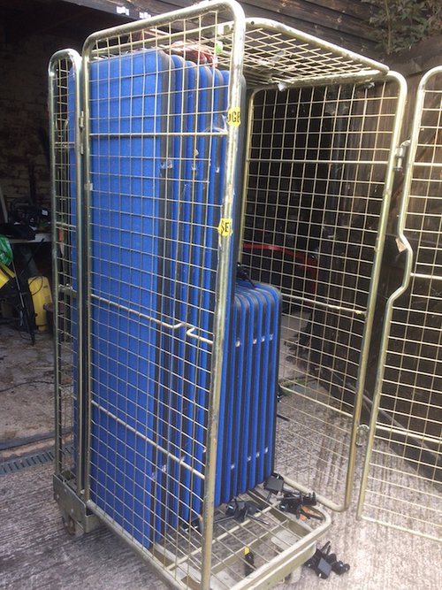 Blue Office Partitions / Screening