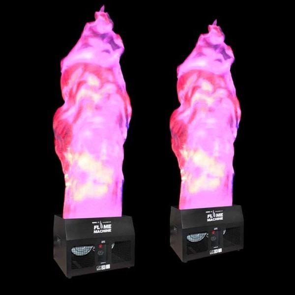 2 LED Flame Machines