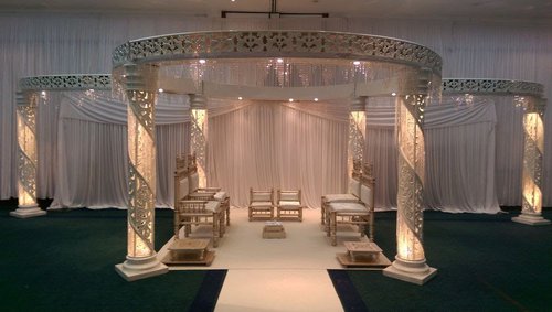 Full 6 Pillar Zali Crystal Mandap Full 6 Pillar Zali Crystal Mandap