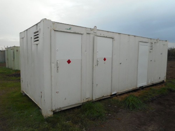 Welfare unit with generator and toilet