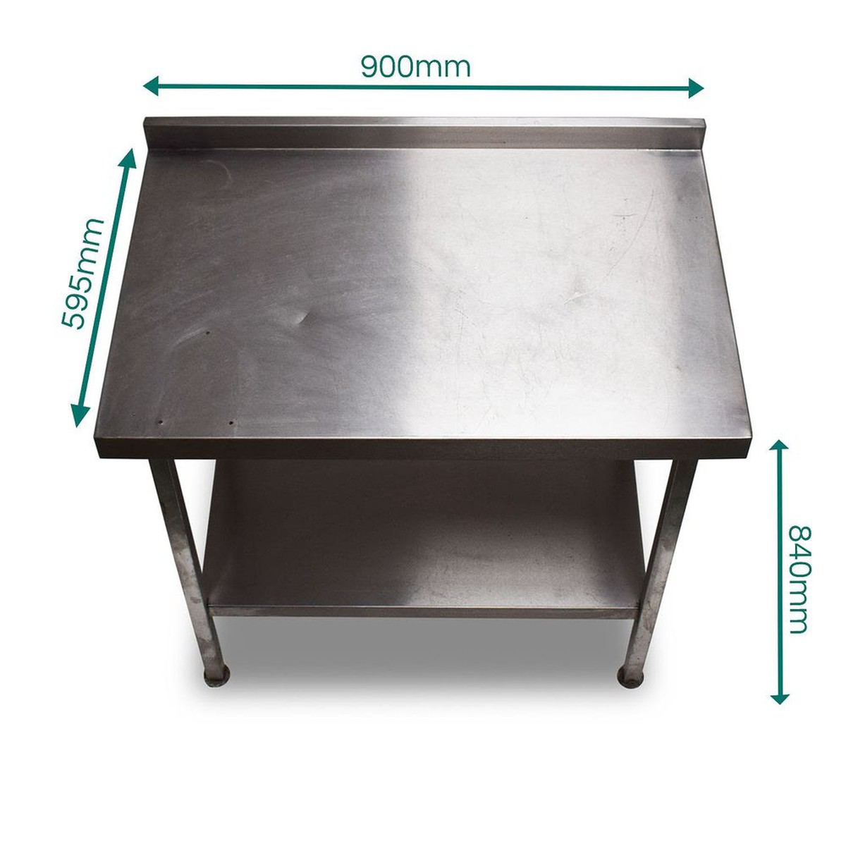 Secondhand Catering Equipment Stainless steel tables (0 1m) 0.9m