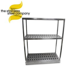 Stainless steel shelving