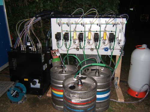 4 Way Line Beer Dispenser 4 Way Line Beer Dispenser