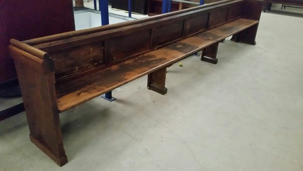 Secondhand pew