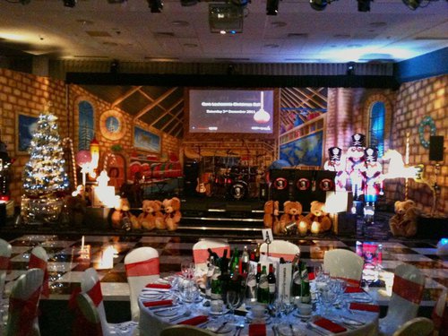 Santa's Workshop Backdrop Santa's Workshop Backdrop