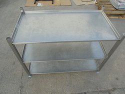 Used Stainless Steel 3 Tier Rack / Stand Draining Shelf