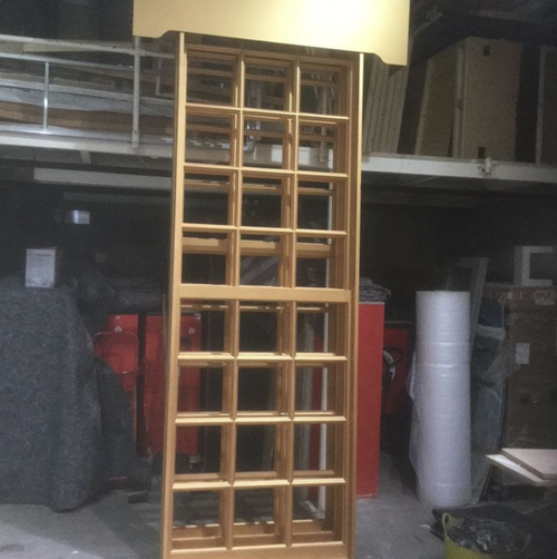 Large gold sesh windows Large gold sesh windows