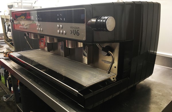 Reconditioned Visacrem V6 Grouptronic 3 Group Commercial Espresso Machine