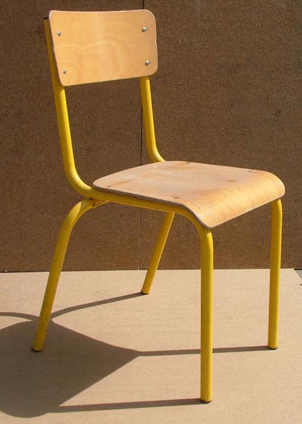 Stackable school chairs