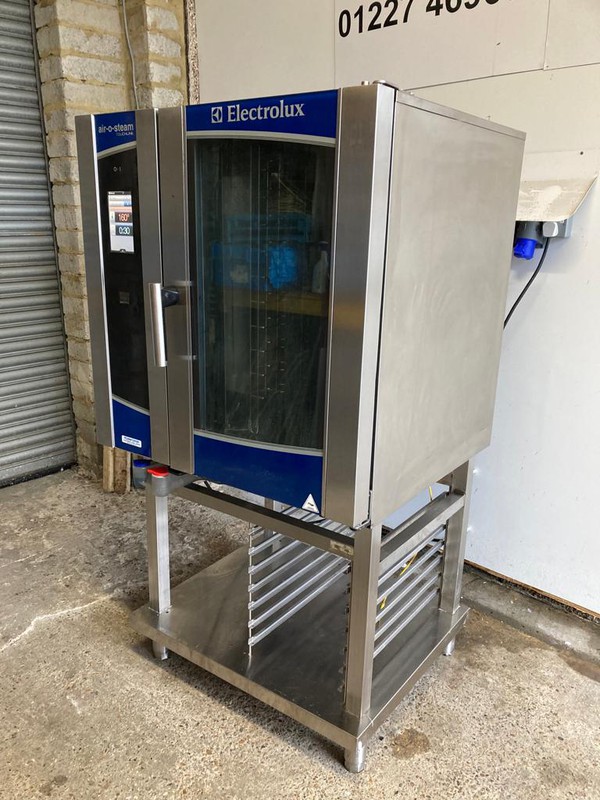 Buy Used Electrolux Air O Steam Touchline 10 Grid Combi Oven + Stand