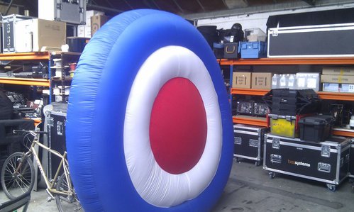 bulls eye inflatable target event dressing bulls eye inflatable target event dressing