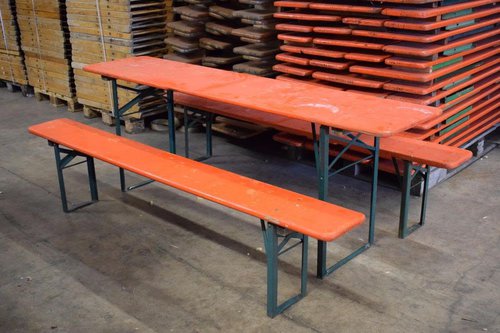 Vintage beer trestle table Vintage beer trestle table