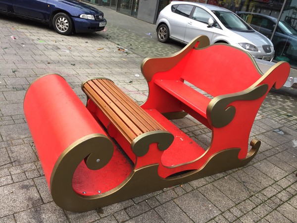 Used Santa sleigh