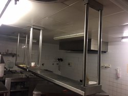 Stainless steel heated pass