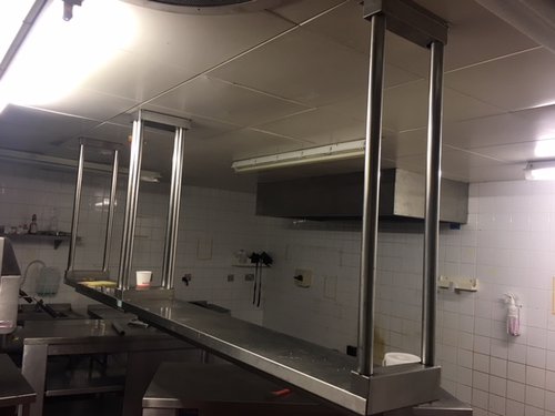 Stainless steel heated pass