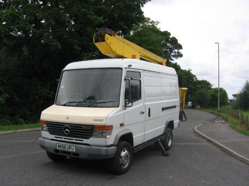 Mercedes vario with cherry picker for sale Mercedes vario with cherry picker for sale