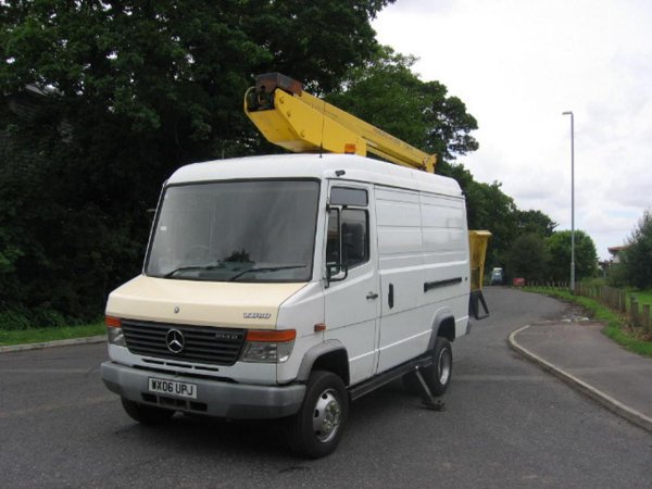 Mercedes vario with cherry picker for sale
