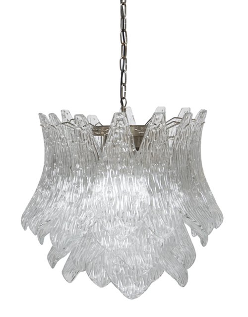 1970's Murano Barovier & Toso Chandelier 1970's Murano Barovier & Toso Chandelier