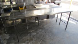 Stainless steel table
