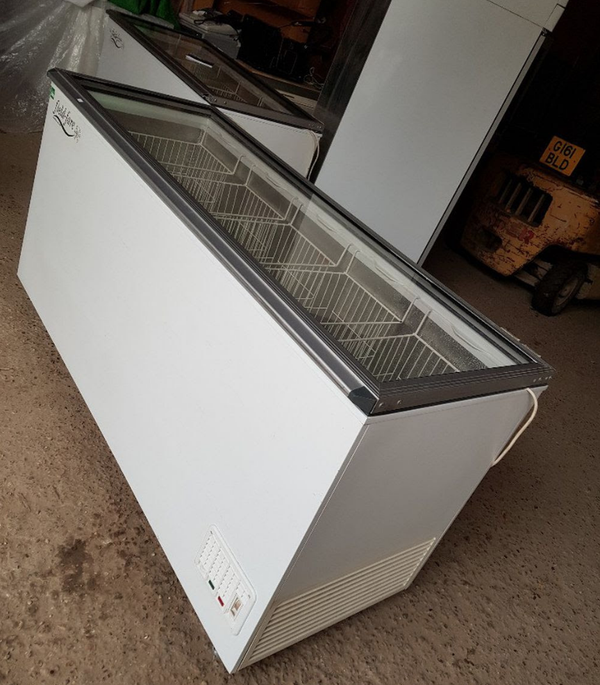 Secondhand Catering Equipment | Chest Freezers | 2x Derby Glass Lid ...