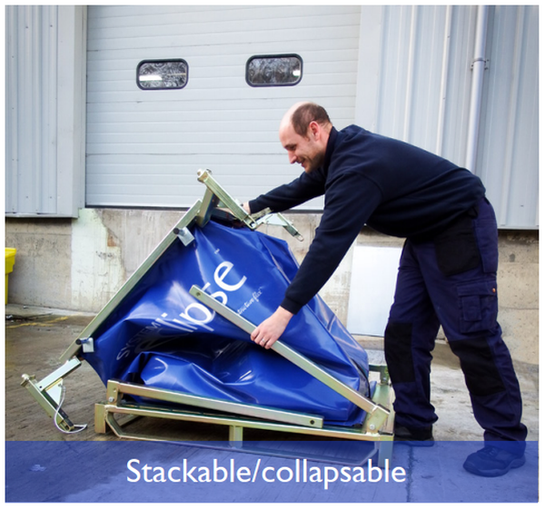 Collapsible Water Ballast Containers