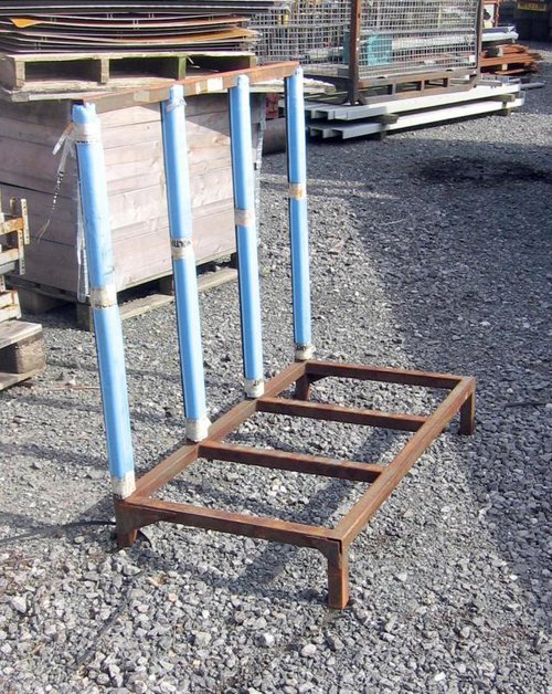 Glass Carrying Rack , Steel Stillage / Forklift Handling Rack