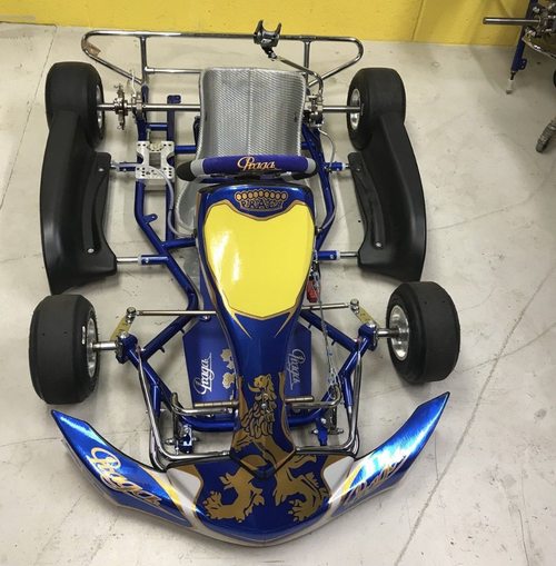 Praga cadet go kart rolling chassis Praga cadet go kart rolling chassis
