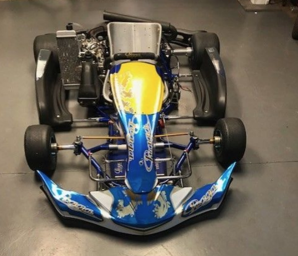senior praga go kart with rotax engine
