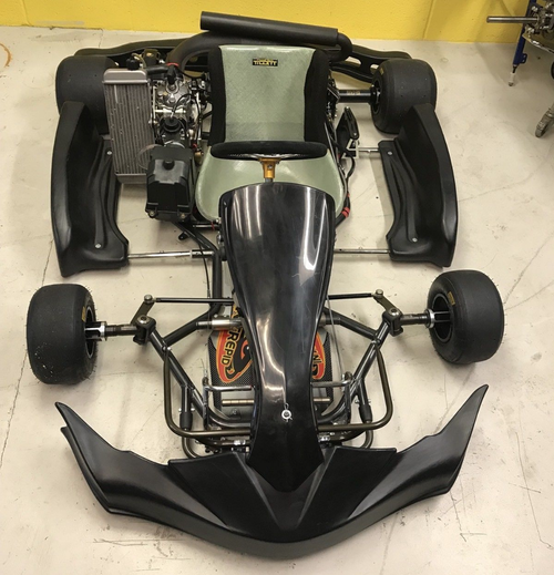 Intrepid Storm Senior go kart with rotax max engine Intrepid Storm Senior go kart with rotax max engine